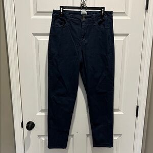 Market & Spruce Navy Straight Leg Jeans